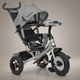 Триколісний велосипед Turbo Trike (M 3115HA-19L) USB/BT, світло, сірий льон - изображение 1