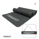 Килимок для йоги та фітнесу EasyFit EVA 3 мм 183х61 см чорний з ременем для тренувань - зображення 1
