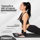 Килимок для фітнесу та йоги EasyFit NBR 10 мм 180x60 см чорний неслизький з ременем для перенесення - зображення 5
