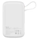 Зовнішній акумулятор Baseus Qpow Pro Швидка зарядка 10000mAh White (р.117 × 70.6 × 25 мм) - зображення 3
