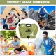 Складная производная сумка канистра на 8 литров Water Bag 4062 42х31 см пакет для воды с ручкой и краном для кемпинга - изображение 6