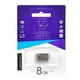 Флеш память USB Touch & Go USB 2.0 8GB Metal 106 Steel - изображение 2
