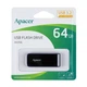 Флешка ЮСБ Apacer AH356 64Gb USB Flash Drive 3.1 память 64 ГБ Black - изображение 2