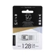 Флешка ЮСБ T&G 2&1USB/Type C 128Gb Metal 104 USB Flash Drive 3.0 память 128 Гб Steel - изображение 2