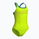 Купальник слитный для девочек Arena Logo Swimsuit Swim Pro (UPF 50+) 128 см Салатово-голубой (010287-880-128) - изображение 2