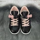Кроссовки детские для девочки Ok Shoes черные с розовым эко-кожа демисезонные 35р (20,5 см) 7173 - изображение 5