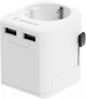 Мережевий зарядний пристрій Gembird Travel Power Adapter 12W 2 x USB-A White (TPA-EU2A12-01-W) - зображення 2