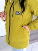Женская куртка демисезонная лаймовая 56-58 р844.4386.01 - изображение 5