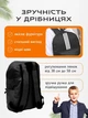 Рюкзак для детских аксессуаров мини рюкзачок тканевый 9л VMHouse для девочки и мальчика спортивный для путешествий туристический сумка для документов черный (0143-0001) - изображение 5