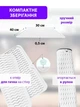 Коврик для сушки посуды защитный рельефный и антискользящий VMHouse сушилка подкладка для кухни под посуду 30 х 40 см силиконовый белый (0106-0005) - изображение 3