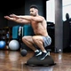 Балансировочная полусфера Gymtek Flex Core Half Ball 58см с эспандерами + насос черный - изображение 5