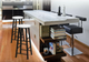 Комплект барних стільців Costway Eugad White Marble 2 шт до 100 кг - зображення 4