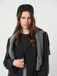 Кепи кашемировое Flat Cap Fortune 55-57 Черный - изображение 1