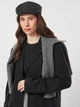 Кепи кашемировое Flat Cap Fortune 55-57 Темно-серый - изображение 3