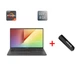 Ноутбук Asus VivoBook F512 / 15.6" (1920x1080) IPS / AMD Ryzen 3 3200U (2 (4) ядра по 2.6 - 3.5 GHz) / 8 GB DDR4 / 256 GB SSD / AMD Radeon Vega 3 Graphics / WebCam / TouchID / Windows 10 б/у + Подарок Флэш-накопитель USB 32 GB - изображение 1