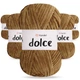 Упаковка YarnArt Dolce, Молочний шоколад №765, 5шт - 5 мотків по 100 г 120 м, плюшева пряжа для іграшок, пледів і аксесуарів, 100% мікрополіестер - зображення 1