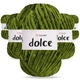 Упаковка YarnArt Dolce, Хаки №772, 5шт - 5 мотков по 100 г 120 м, плюшевая пряжа для игрушек, пледов и аксессуаров, 100% микрополиэстер - изображение 1