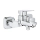 Змішувач для ванної одноважільний із коротким виливом GROHE QuickFix Dice хром латунь BF101872VC - зображення 1