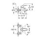 Cмеситель для ванны однорычажный с коротким изливом GROHE Start Flow хром латунь 23772000 - изображение 2