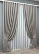 Комплект готових штор VR-Textil Шеніл преміум VELMIRA Rich № 1925ш Світло-сірий 200х290 см 2 шт (32-347) - зображення 3