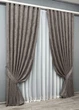 Комплект готовых штор VR-Textil Шенилл премиум VELMIRA Rich № 1924ш Капучино 150х290 см 2 шт (33-0990) - изображение 3