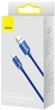 Кабель Baseus Crystal Shine Series Cable USB to Type-C 100W 2m CAJY000503 Blue - зображення 4