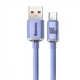 Кабель Baseus Crystal Shine Series Cable USB to Type-C 100W 1.2m CAJY000405 Purple - зображення 2