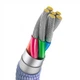 Кабель Baseus Crystal Shine Series Cable USB to Type-C 100W 1.2m CAJY000405 Purple - зображення 4