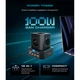 Зарядний пристрій Armorstandart ARP-544 Resolute Power USB-C 100W GaN 2m Black (ARM73177) - зображення 2