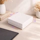 Коробка для набору прикрас 3в1 сережки, кільце, кулон (White) - зображення 4