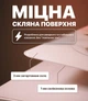 Стеклянный игровой коврик для мыши 490×420 мм Black glass pad из закаленного стекла 3 мм, гласпад со сплошной силиконовой основой 1 мм, совместимый с Optical и Laser мышами gp01bl Чорний 490×420 мм (999688) - изображение 3