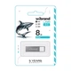 Флеш-память USB Wibrand 8Гб металл серебристый (663419) - изображение 2