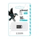 Флеш-память USB Wibrand 16Гб пластиковая черная USB 2.0 с крышкой (663396) - изображение 2