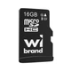 Карта памяти Wibrand MicroSDHC 16Гб UHS-I Class 10 без адаптера (661400) - изображение 1