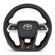 Анатомический руль для Toyota Land Cruiser 200, Prado 150. GR. С подогревом. Кожа. Подушка из кожи - логотип хром. В сборе. - изображение 1