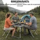 Раскладной стол чемодан с 4 стульями для пикника, рыбалки Folding Table 120 х 60 х 70 см (MH-5309S) Черный - изображение 7