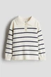 Джемпер поло для девочки H&M 1232596-004 110-116 см (4-6 years) молочный - изображение 1