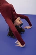 Спортивна кофта (рашгард) на блискавці Soft Biflex, бордо (M) - изображение 5