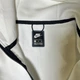 Кофта Tech Fleece зіпка білого кольору з капюшоном, розмір M - зображення 2