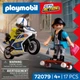 Набір іграшок Playmobil Police Мотоциклетна погоня 72079 (4008789720795) - зображення 1
