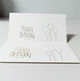 Конверт для денег Happy Birthday белый и золотой 6348 - изображение 1