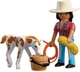 Набір іграшок Playmobil Duo Pack Ковбойка з лошам 72026 (4008789720269) - зображення 3