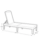Шезлонг раскладной пластиковый Keter Allibert Jaipur Sun lounger (17205843) Антрацит - изображение 7