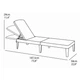 Шезлонг раскладной пластиковый Keter Allibert Jaipur Sun lounger (17205843) Коричневый - изображение 8