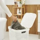 Корзина для белья пластиковая Rotho COUNTRY 55 л (10327) Белый - изображение 3