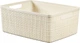 Корзина для хранения Curver Jute M 12 л (01905) Кремовый - изображение 1