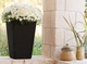 Горшок для цветов (кашпо) Keter Rattan Style Planter L (17192302) Коричневый - изображение 1