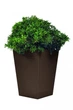 Горшок для цветов (кашпо) Keter Rattan Style Planter L (17192302) Коричневый - изображение 5