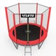 Батут детский Atleto 312 см с сеткой и лестницей красный (42400474) - изображение 3