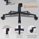 Крісло ігрове GamePro FGC750LG Fabric Light Gray - изображение 9